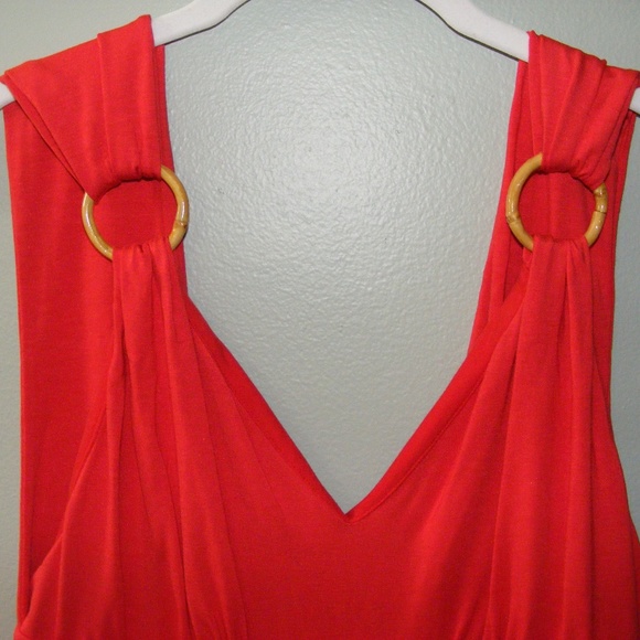 Bra Top Dress in Red - Picture 2 of 8